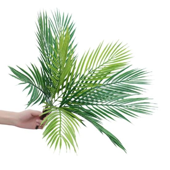 Beautiful Faux Plant Leaves Clear Texture 3 Styles Create Atmosphere