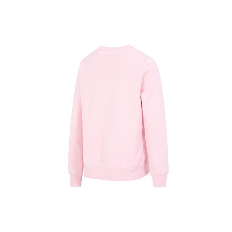 Nike As W Nsw Club Flc Gx Std Crew Solid Letter Logo Спортивный повседневный свитер с круглым вырезом Женская толстовка Розовый DQ5833-690