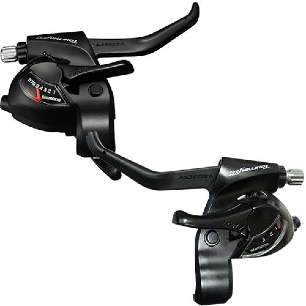 SHIMANO Рычаг левый и правый набор рычагов ESTTX800P8AL TOURNEY Shifting/Brake (MTB) ST-TX800-P 3×8S