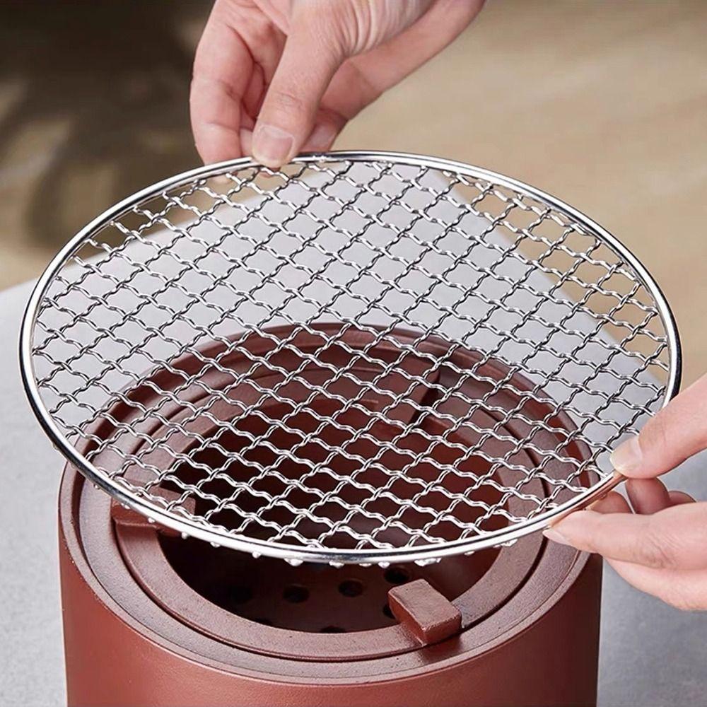 Round Grill Racks Food‑Grade Grill Mesh Washable Grill Net