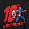 Captain America Childrens/Kids 10th Birthday Hoodie