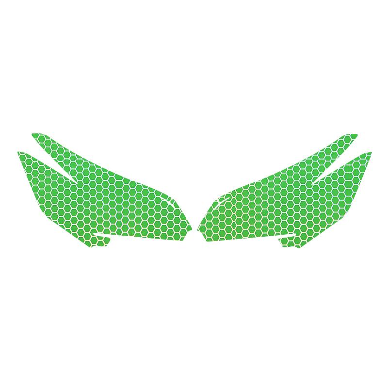 For QJMOTOR hong 150 ADV headlight film transparent smoked black film protective film honeycomb laser light film modification