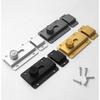 Creative Aluminum Alloy Door Latch Anti-theft Hardware Door Lock Buckle Durable Door Hasps Lock Cabinet