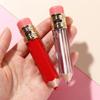 DIY 5ml Lipgloss Tube Mini Pencil Shape Refillable Bottles Plastic Transparent Cosmetic Containers Handmade
