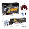 Children'S Toys Electric Remote Control Car Semi-Trailer Freight Truck Container Truck Transporter Toy Model