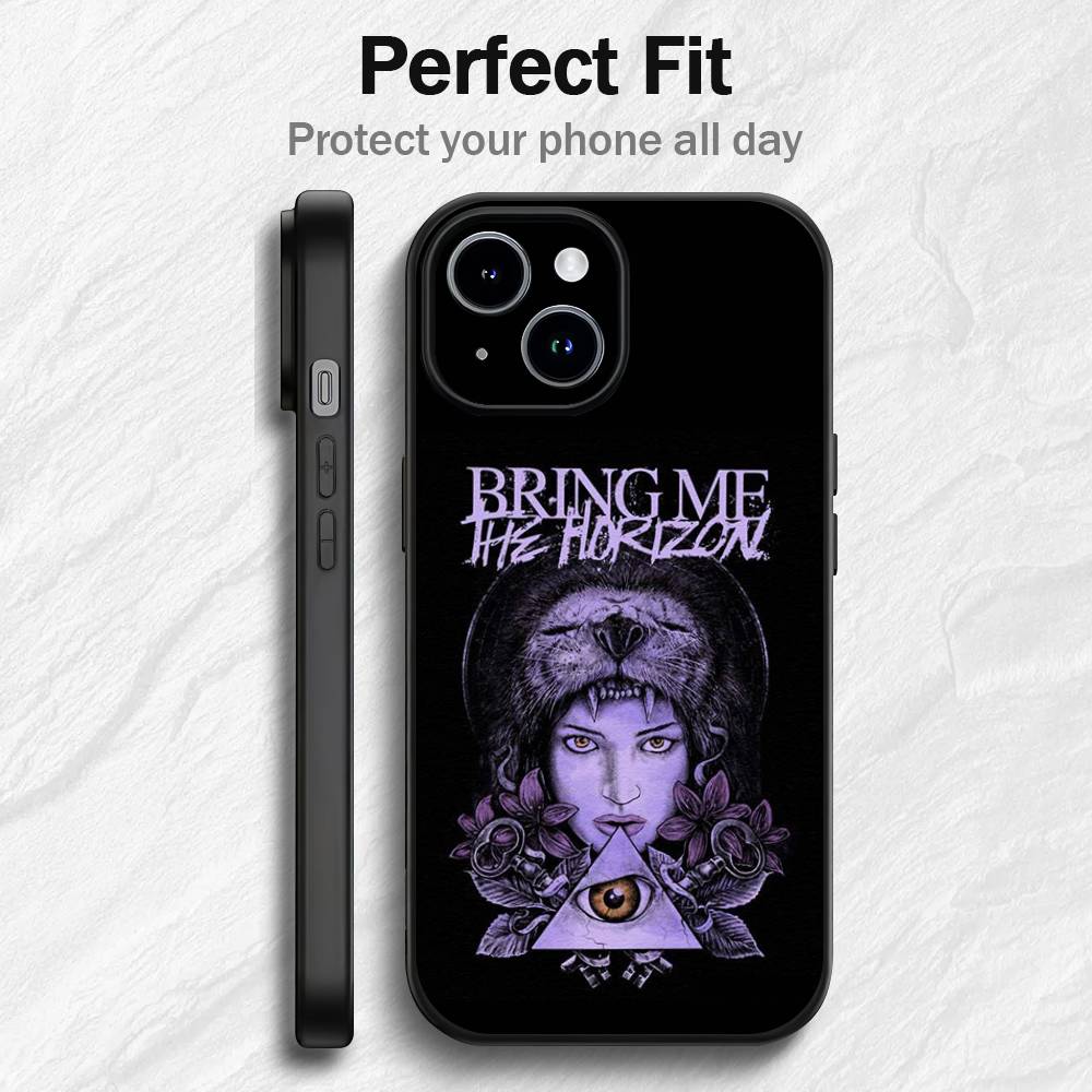 B-Принеси мне Г-Горизонт Чехол для телефона Для iPhone 17 16 15 14 13 12 PRO MAX PLUS Mini ТПУ Мягкий к коже Чехол