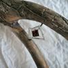 Серебряное кольцо с натуральным гранатом 1.555ct, вес изделия 3,1 гр (2203971)