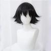 Anime Hunter X Hunter Shizuku Murasaki Cosplay Wig Short Black Styled Heat Resistant Synthetic Hair Wigs + Wig Cap + Glasses