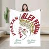 Alex Pereira Poatan Fighting Fleece Throw Blanket for Bed Car Sofa  Super Soft Knitted Multifunctional Combat Sport Design Blank
