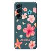 For Samsung Galaxy A17 5G Case Flower Pattern Printing Straight Edge TPU Phone Back Cover