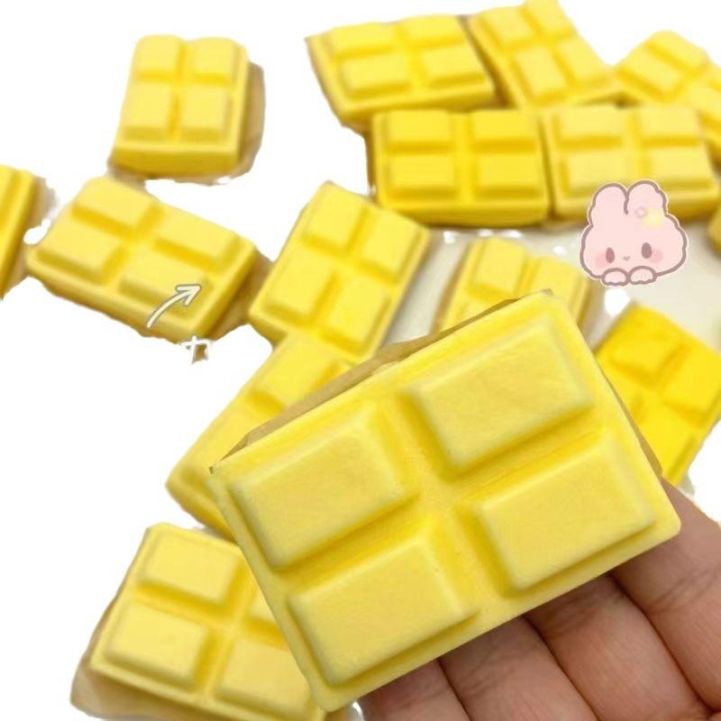 Chocolate Squeeze Toy Fidget Stress Relief Pinch Hand Fidget Soft Slow Rising Relax Tool