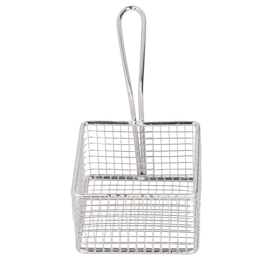 Food Fryer Basket Stainless Steel French Fries Filter Net Colander Strainer Kitchen Utensils