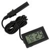 Digital Thermometer Hygrometer Embedded Type LED Digital Humidity Meter with Probe Indoor Use( Less Than Span Class= Ui