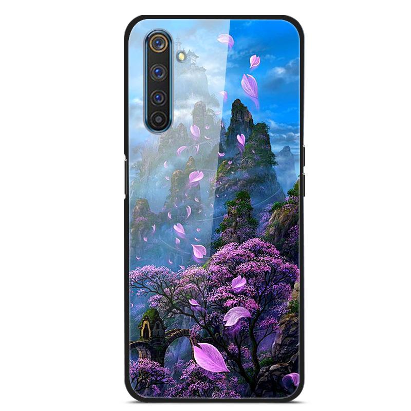 Для OPPO Realme XT Закаленное Стекло Чехол Мягкий Бампер Жесткий Funda Для OPPO Realme 6 Pro Realme X2 XT Чехол для Телефона Realme6 Задняя Крышка