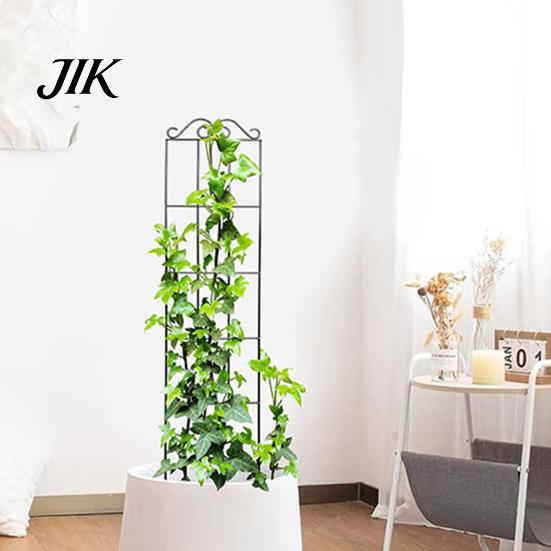Weather-resistant Plant Trellis Metal Garden Climbing Plants Frame Decorative Support for Clematis Roses Outdoor Indoor Use Structure