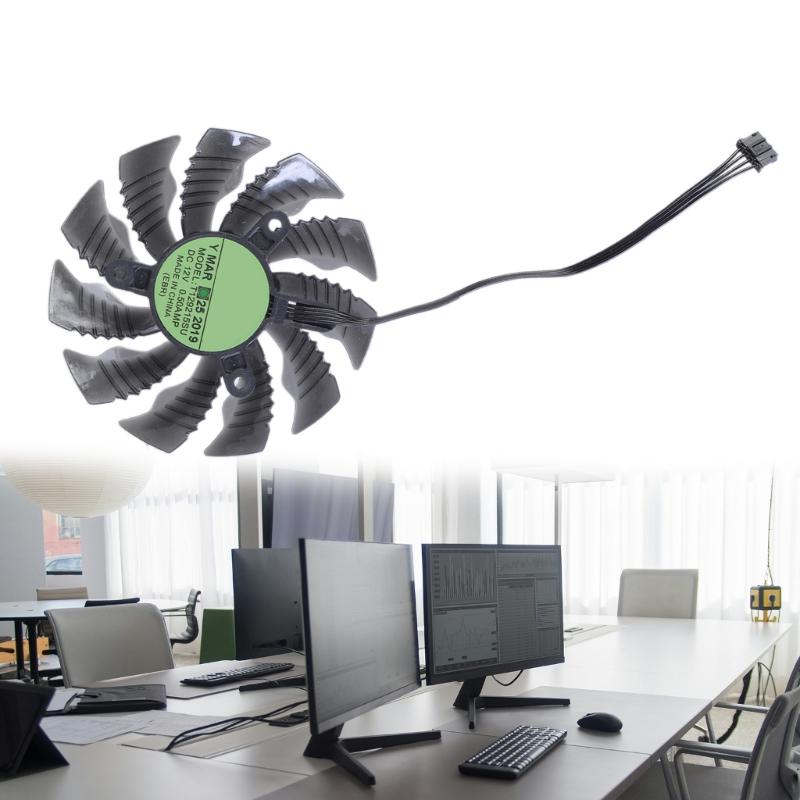 87MM T129215SU 4-контактный охлаждающий вентилятор для 980 Ti R9 390X 390 RX 480 580 1060 1080 1070 1070Ti кулеры для видеокарт вентилятор