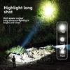 Мощная лазерная пушка с ярким светодиодом, перезаряжаемая литиевая батарея, налобный фонарь для рыбалки ночью с индукционным управлением и длительным временем работы