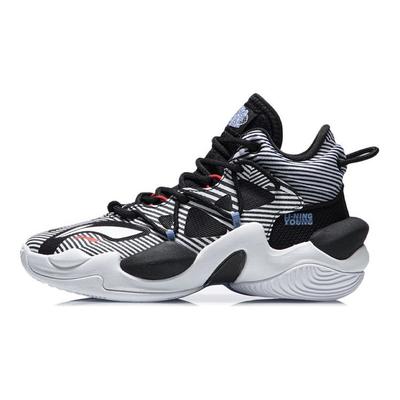 Баскетбольные кроссовки Li Ning Youth Air Strike Low, удобные, нескользящие, износостойкие, дышащие, легкие, с отскоком, среднего размера YKBR036-43