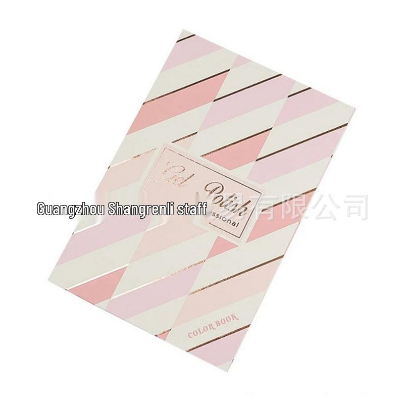 Альбом для демонстрации цветов нейл-арта: Книга образцов 160 цветов для лака и геля