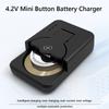 Type-C Button Battery Charger Multiple Protection 4.2V Lithium Rechargeable Coin Cells Battery Charger for LIR2032 LIR2450