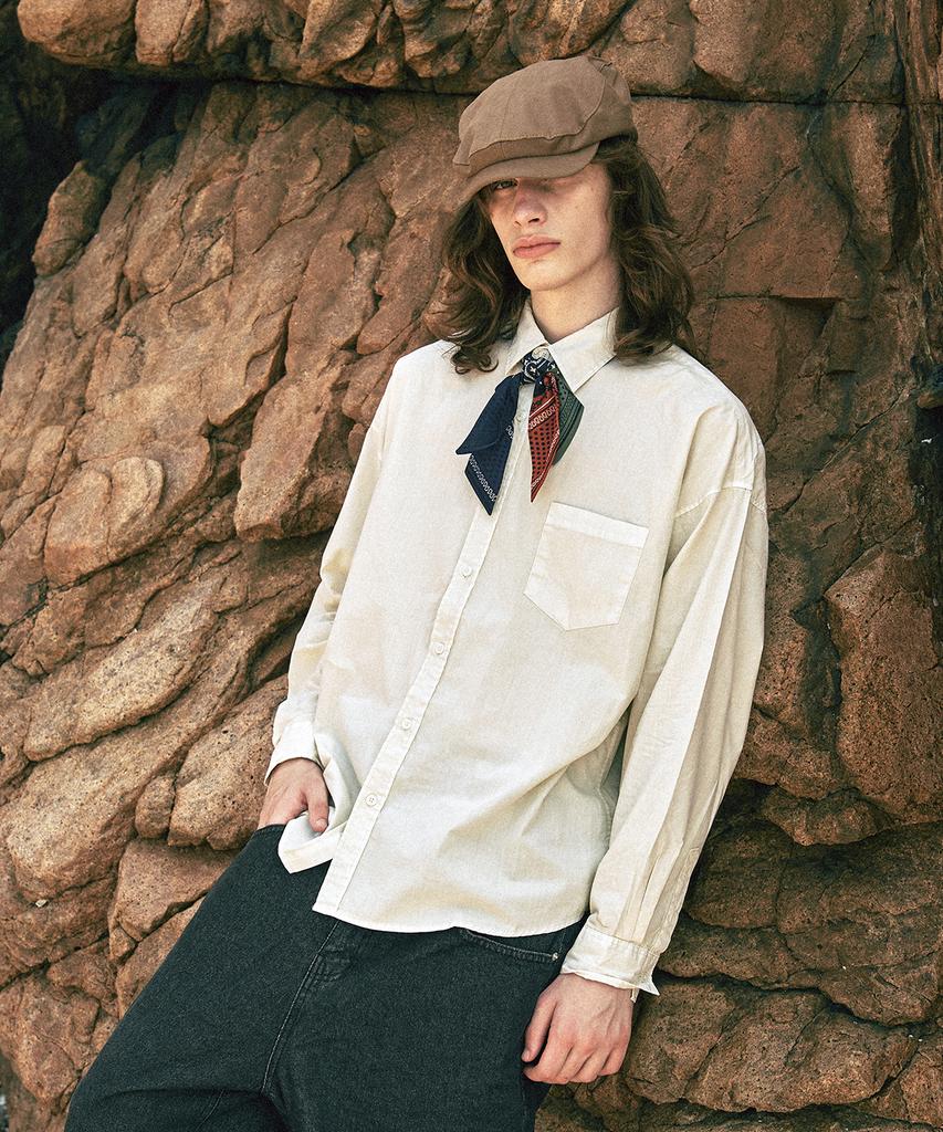 FAKE CAMPER Vintage Pigment Loose Fit Shirt [7 Colors] (Type A)
