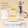 Mingguang Glass Teapot Tea Brewer Tea Water Separator Health Pot High Borosilicate Glass Kettle Tea Set 1500ml