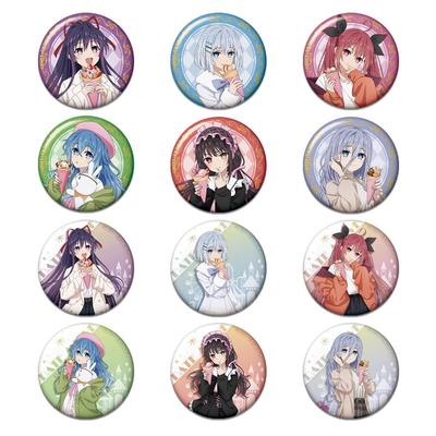 Date A Live V Оригинальные коллекционные значки Парк Аттракционов Свидание Вер. (12 Значков в 1 Коробке)