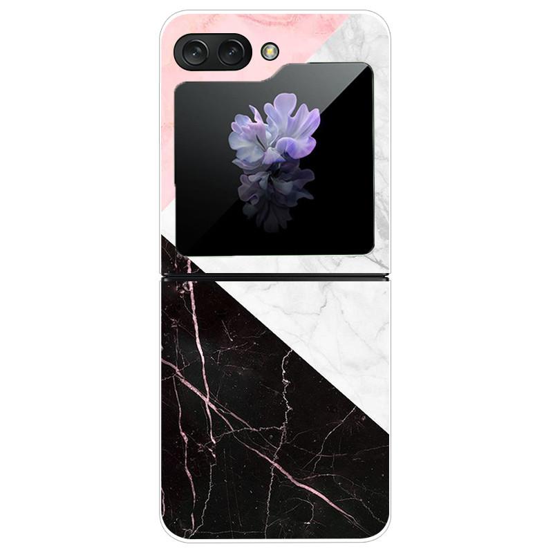 For Samsung Galaxy Z Flip5 Case Hard PC Phone Back Cover for Samsung Galaxy Z Flip 5 5G Cases 6.7'' ZFlip5 Cute Cat Funda Shell