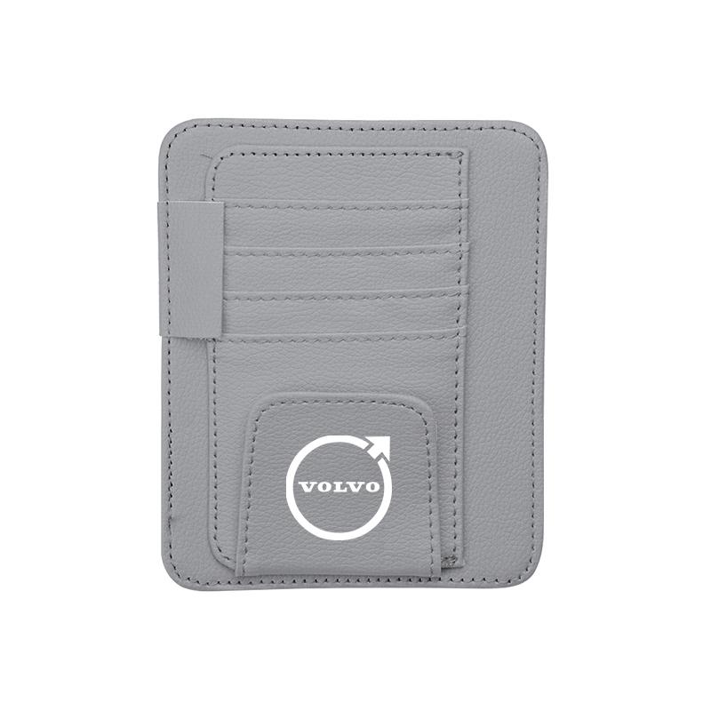 Car Sunshade Storage Bag Sunglasses Card Clip Organizer For Volvo Rdesign V90 V60 XC60 XC90 V40 EC40 EX40 S80 S60 S90 V70 EX90