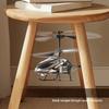 Silver Red Pink RC Helicopters Metal Alloy Flying Helicopter Toy Mini Drone  Children's Day Gifts