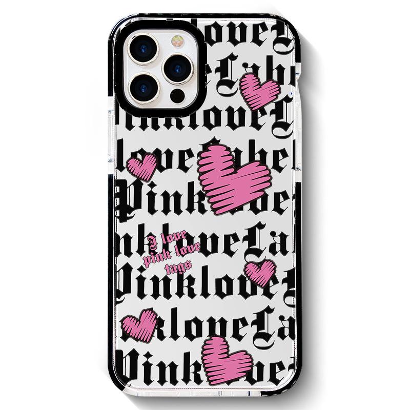 Zhitai Dual-Color Black Circle Case for Apple 16Pro, iPhone 11 Pro Max, with Chain