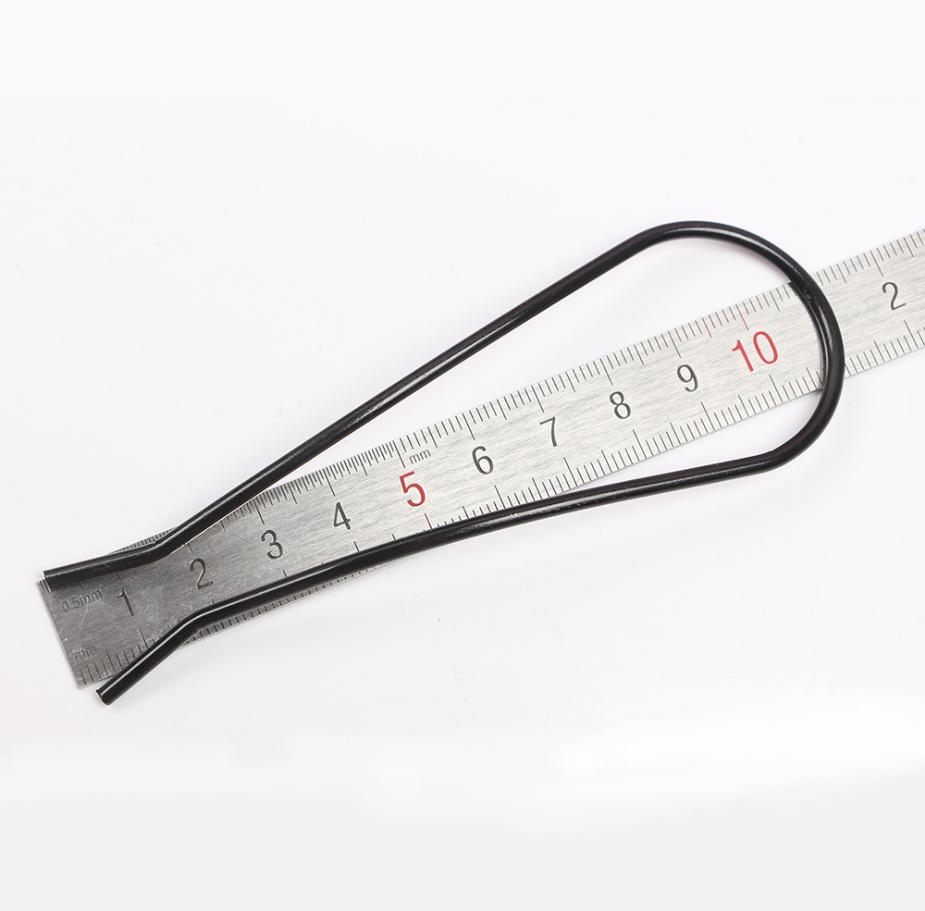 Новые металлические U-образные лунные палочки для волос для женщин, винтажные элегантные китайские заколки для волос с черными кристаллами, аксессуары для волос для самостоятельной прически, подарки