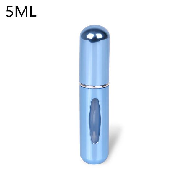 8/5ml Perfume Atomizer Portable Liquid Container For Cosmetics Traveling Mini Aluminum Spray Alcochol Empty Refillable Bottle