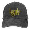Lamb Of God Golden Мужские Женские Бейсболки Кепки Джинсовые Кепки Шляпа Винтажная Кепка для Активного Отдыха