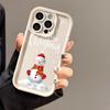 Силиконовый чехол для телефона Merry Christmas Cartoon Snowmen для iPhone 16 15 14 13 12 11 Pro Max XS Max X XR 8 7 Plus SE3, мягкий противоударный бампер, задняя крышка