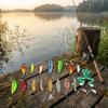 Fish Bait Fishing  Advent Calendar Christmas Countdown Artificial Bait Fishing Lure Kit  Teen Boys