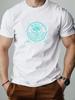Mens cotton Tshirt SALT ADDICTION summer round neck short sleeve graphic breathable fashion casual Tshirt
