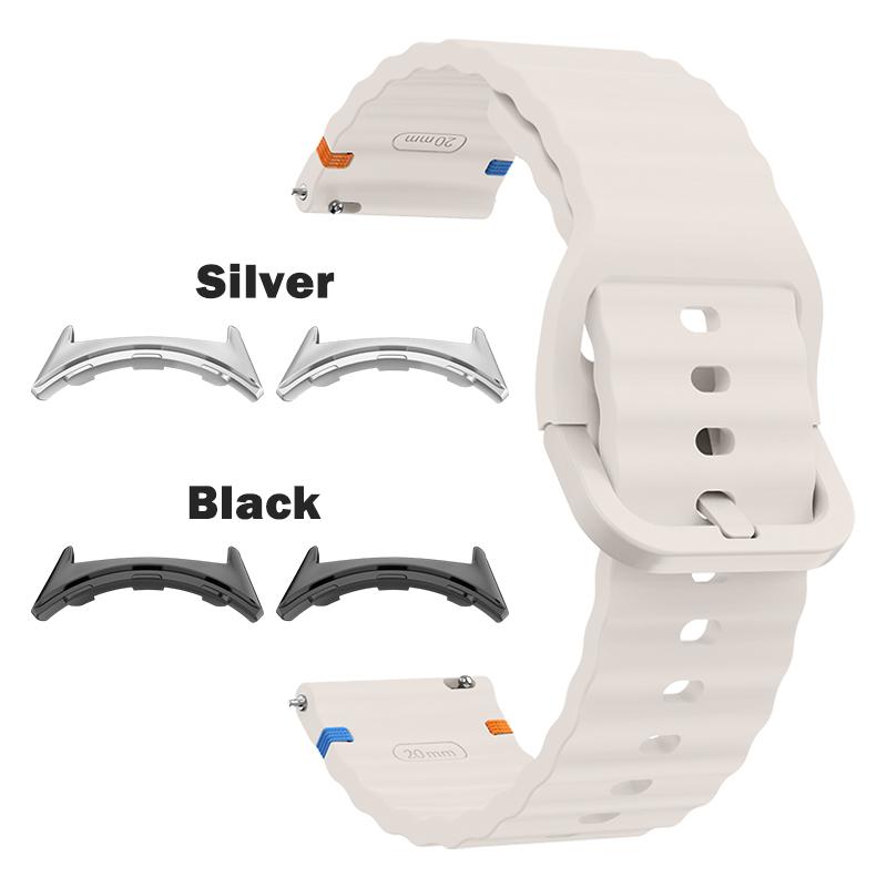22-миллиметровый ремешок для часов Google Pixel Watch 4/3 41 мм 45 мм, мягкий силиконовый браслет, совместимый с Google Pixel Watch 2 1 WATCH-Correa
