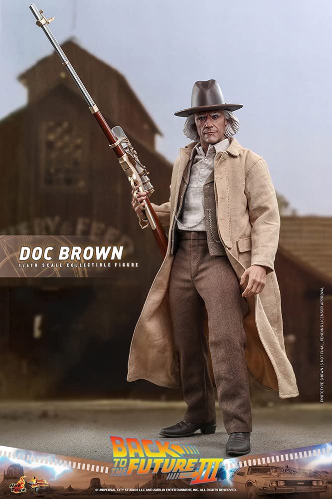 Hot Toys Movie Masterpiece Назад в будущее 3 Док Браун Фигурка в масштабе 1/6