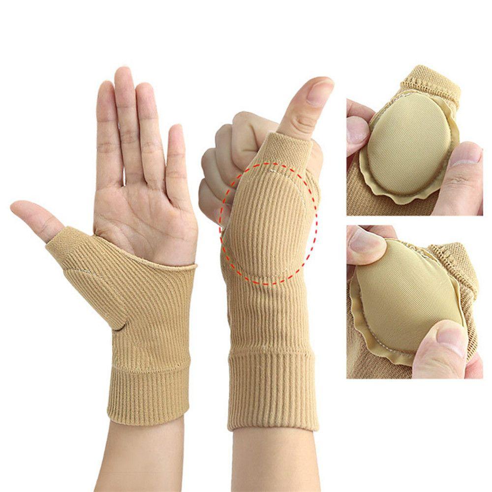 Beige Color Compression Stabiliser Wrist Thumbs Brace & Supports Arthritis Gloves Thumb Glove