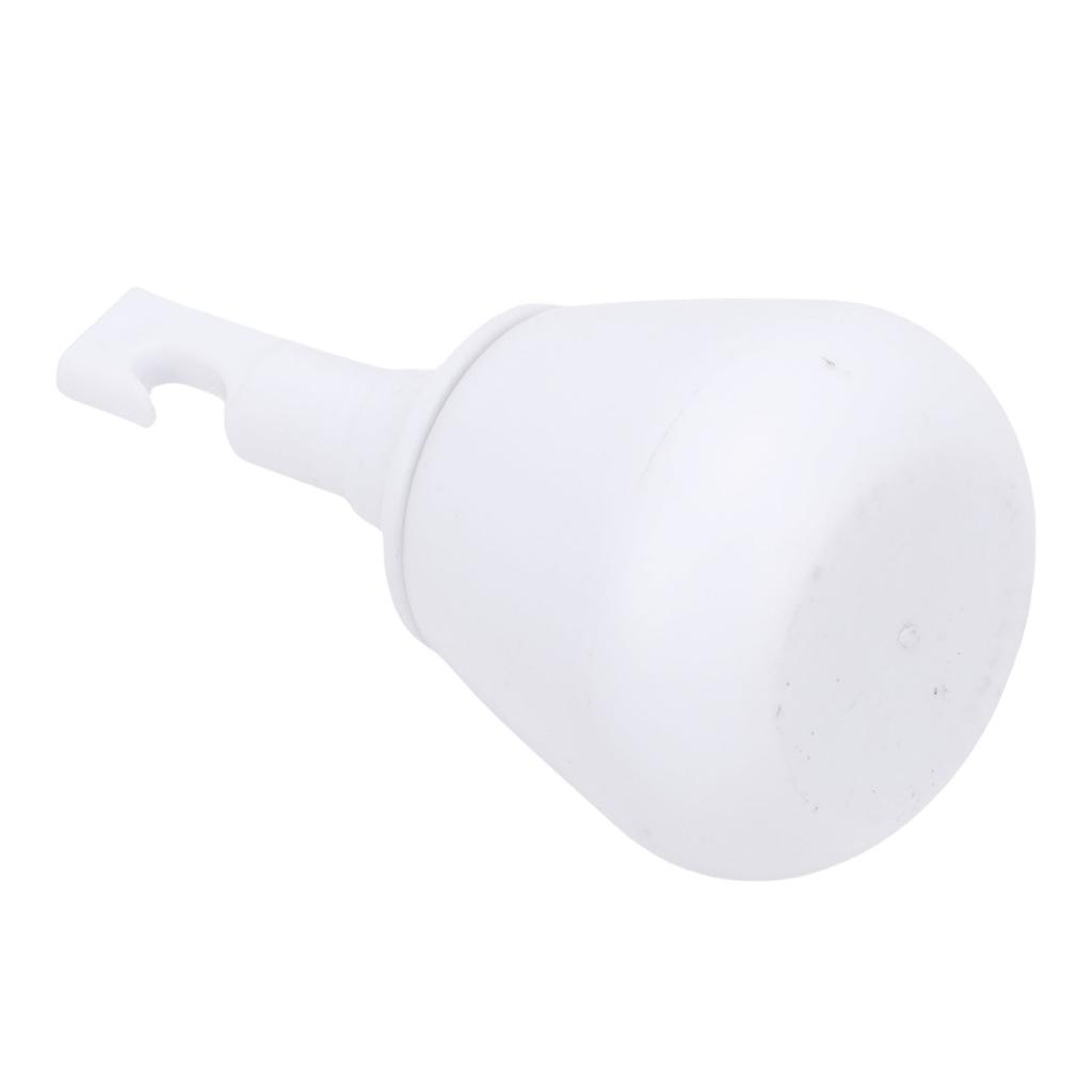 Rolling Ball Hook Style Cane Tip Conical Shaped White Rolling Cane Tip Replacement White