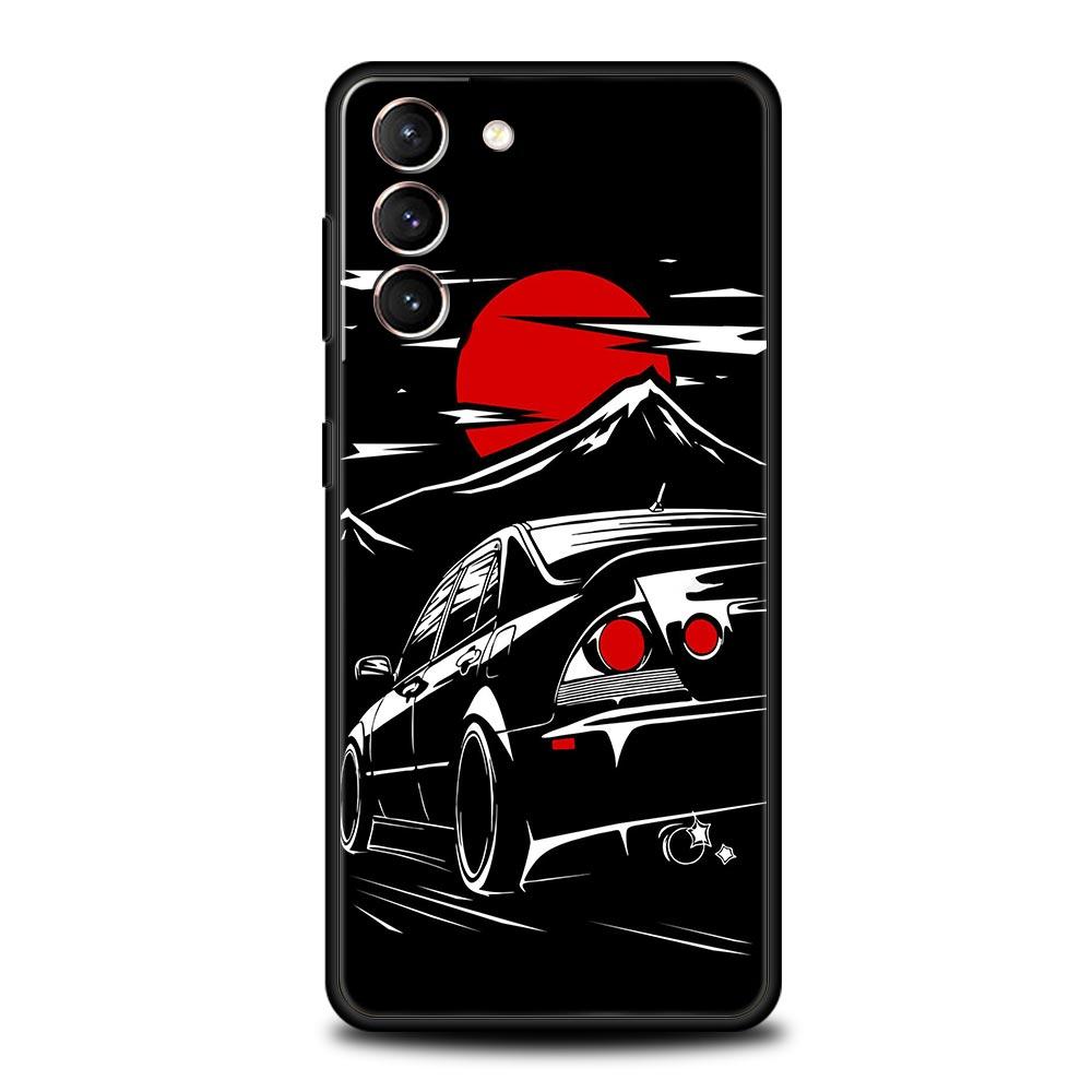 Японский чехол для телефона с изображением спортивных автомобилей JDM для Samsung Galaxy S24 S23 S22 5G S20 Ultra S21 FE S10 S9 Plus S10E S8 Lite 20