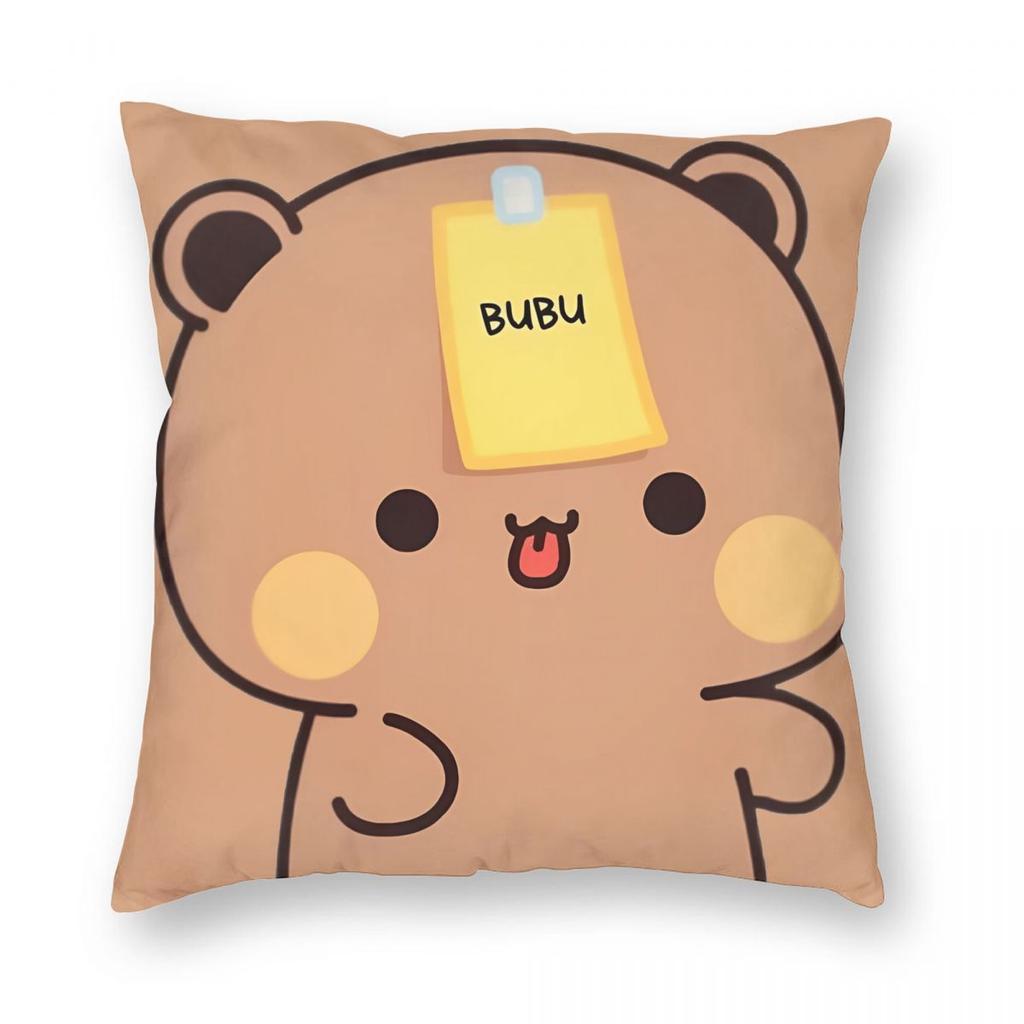 Bubu Dudu Xmas Рождественская Наволочка Печатная Ткань Чехол для Подушки Декор Чехол для Декоративной Подушки Автомобильный На молнии 18''