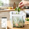 Stainless Steel Trash Bag Stand Foldable Garbage Bag Rack Garbage Bag Holder  Kitchen Countertop