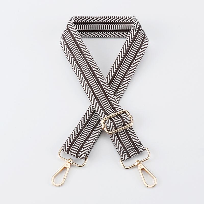 Широкий сменный ремень для сумки в этническом стиле - на одно плечо или через плечо
