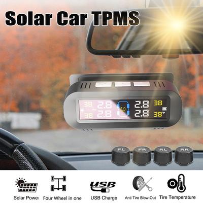 Автомобильная интеллектуальная система TPMS, солнечная система контроля давления в шинах, датчики парковки, сигнализация утечки температуры, манометр давления воздуха в шинах