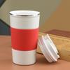 Car Coffee Cup, 304 Stainless Steel Material, High Value Portable Thermal Insulation Water , Non-Slip Design Travel Thermos Bottle