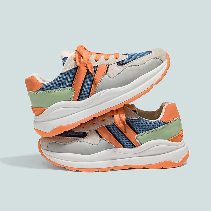 Женские сверхлегкие кроссовки для бега Женские летние женские кроссовки на шнуровке Повседневные сетчатые кроссовки на платформе Дизайнерская обувь