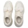 PUMA Pulsar Wedge Wns Furry Women Stylish Versatile Wear-resistant Low Platform Dad Sneakers White 400977-01