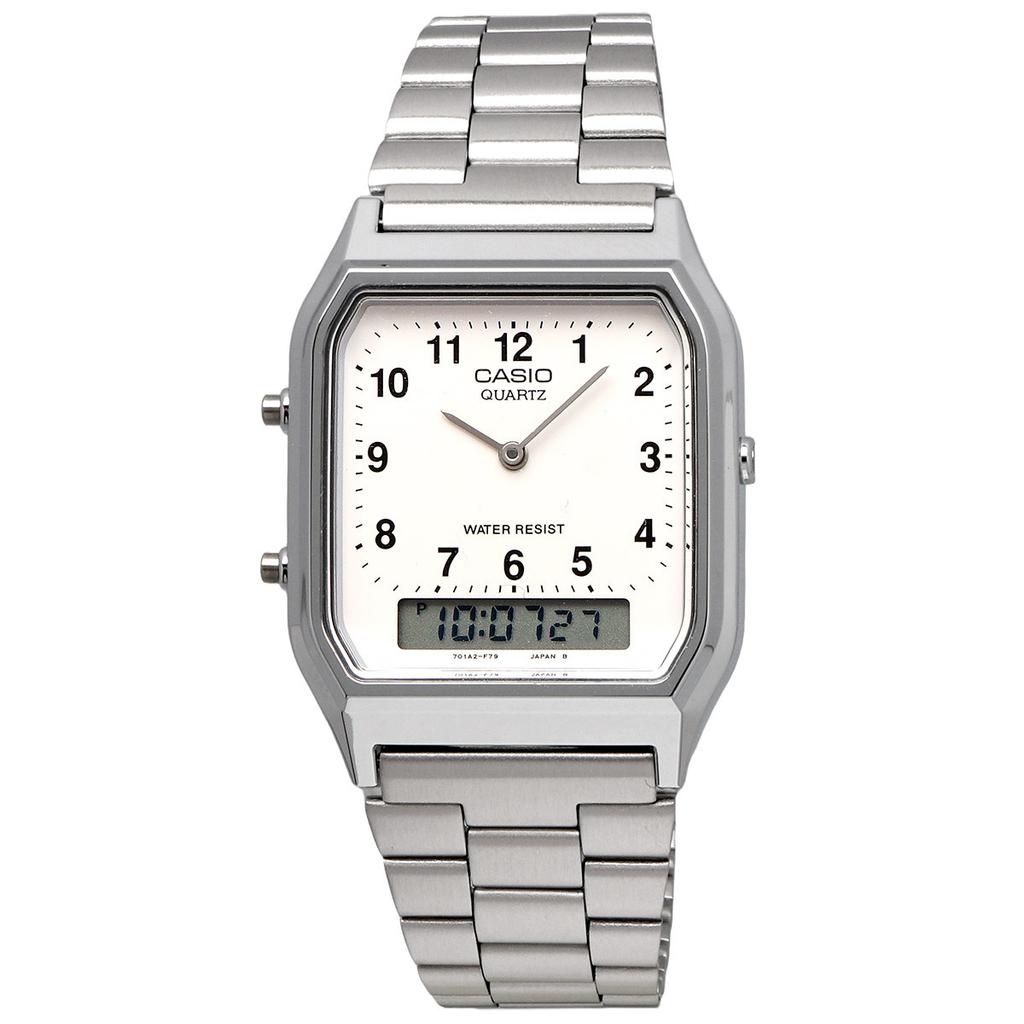 Casio Часы для мужчин и женщин, Аналогово-цифровые, AQ-230A-7BMQ